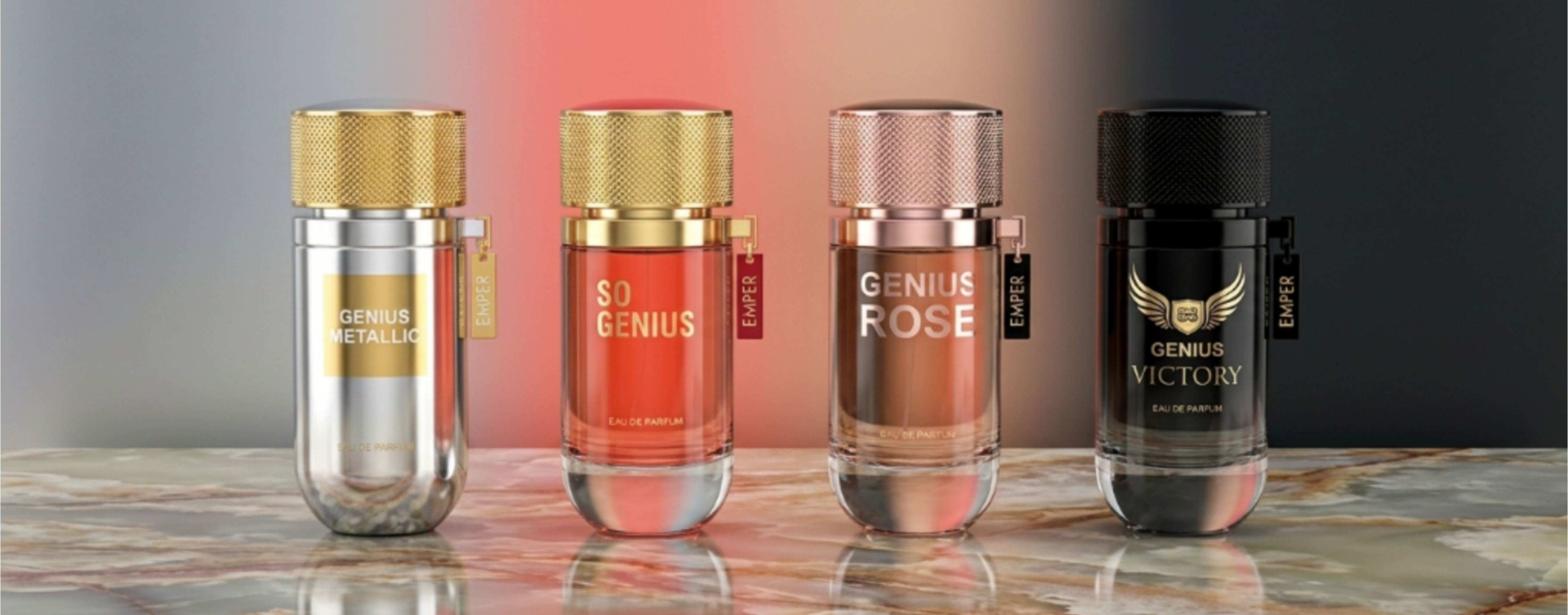 Emper Genius La Colección: Metallic, So Genius, Victory & Rose