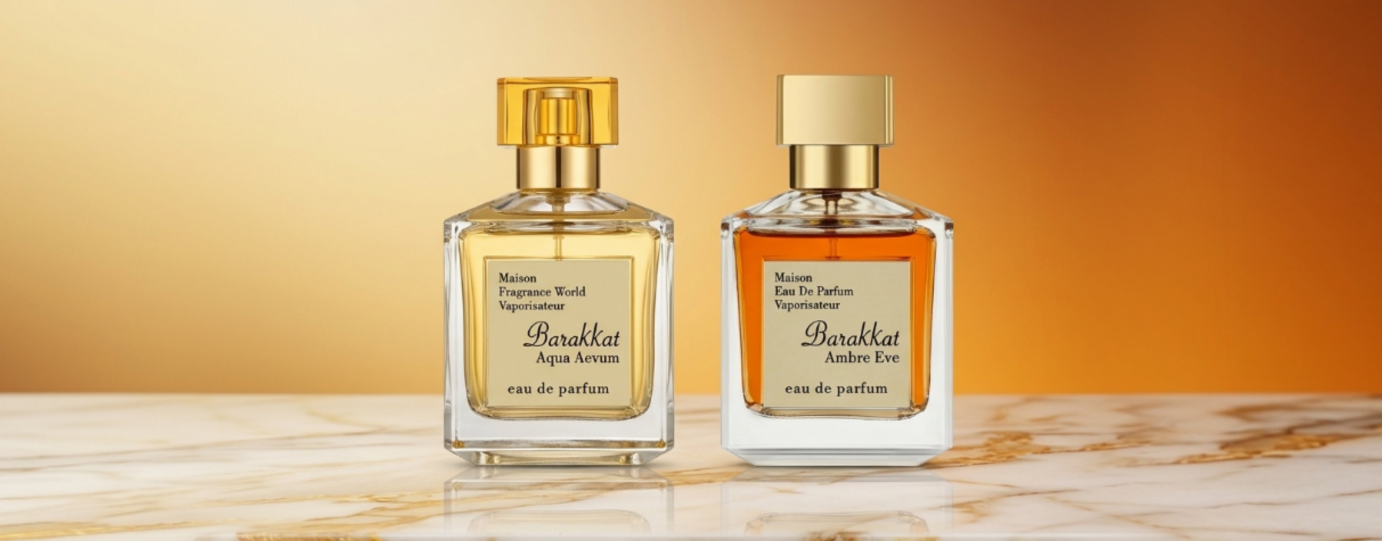 Barakkat de Fragrance World: Dúo Acuático & Ámbar