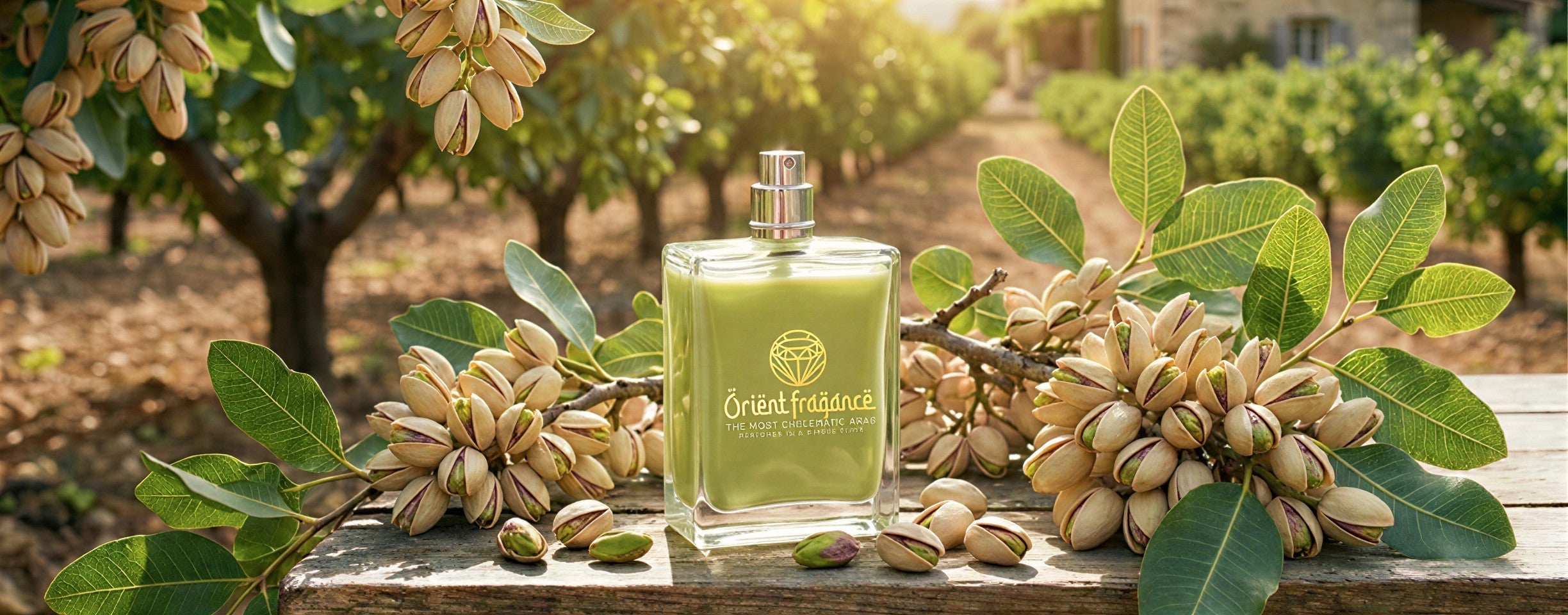 fragancias árabes con pistacho