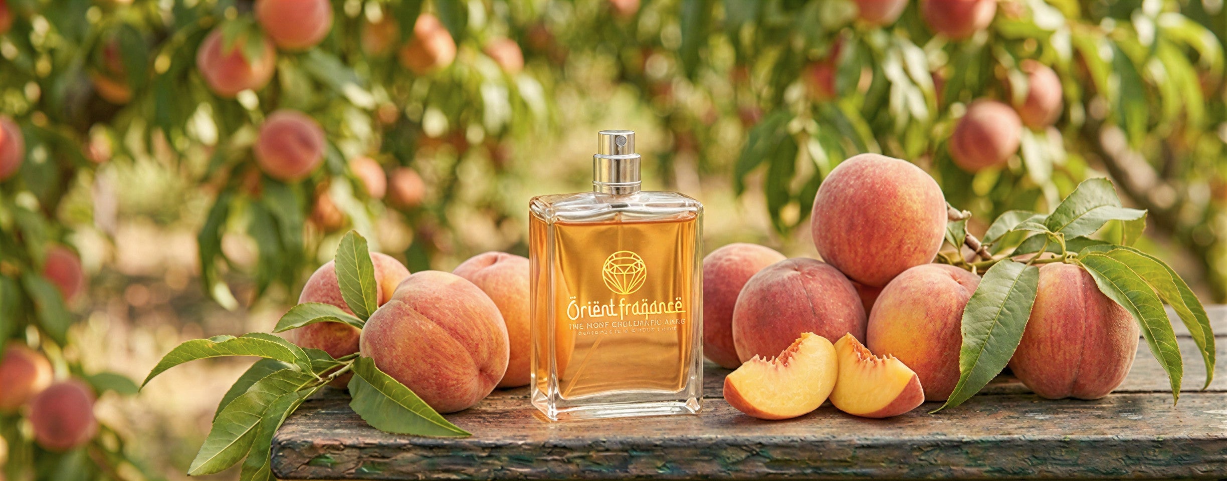 Perfumes árabes con melocotón