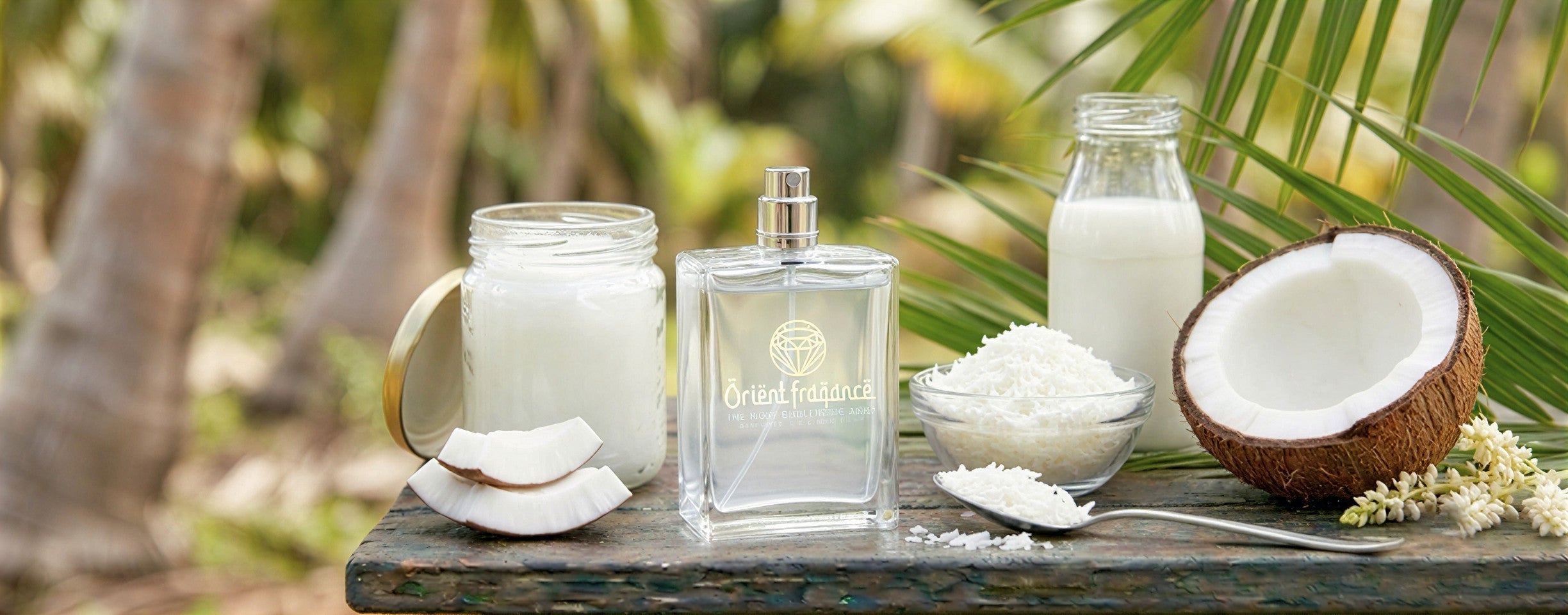 Perfumes árabes con coco