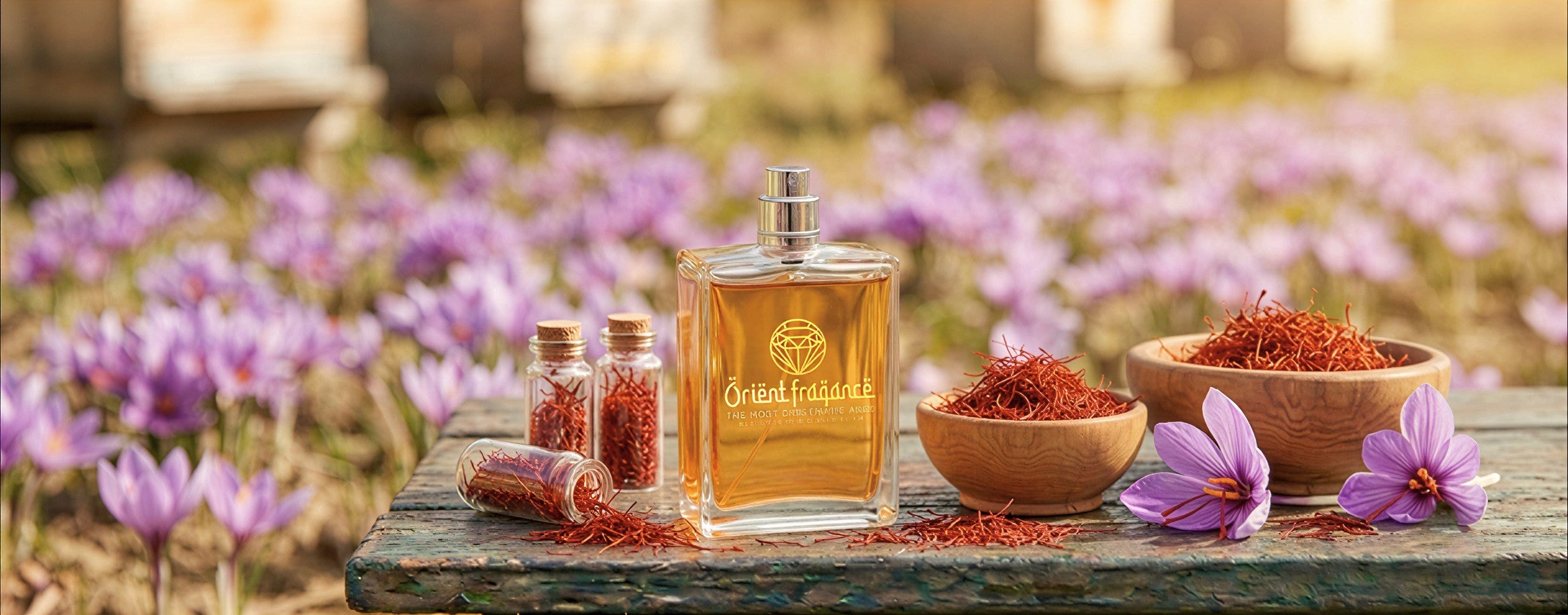 Perfumes Árabes con Azafrán