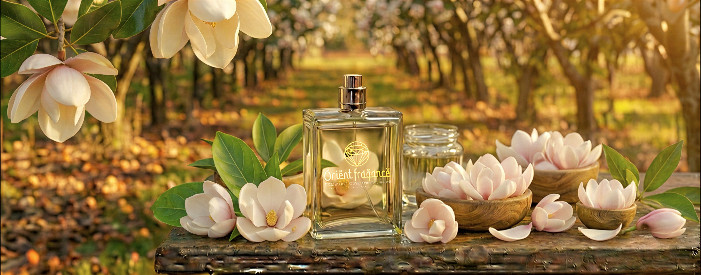 Perfumes árabes con magnolia