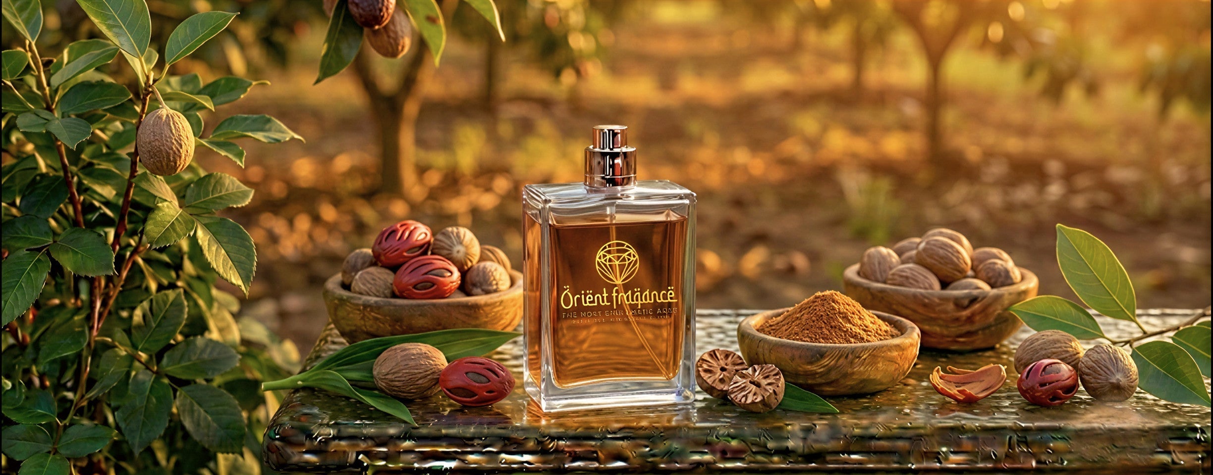 Perfumes árabes con nuez moscada