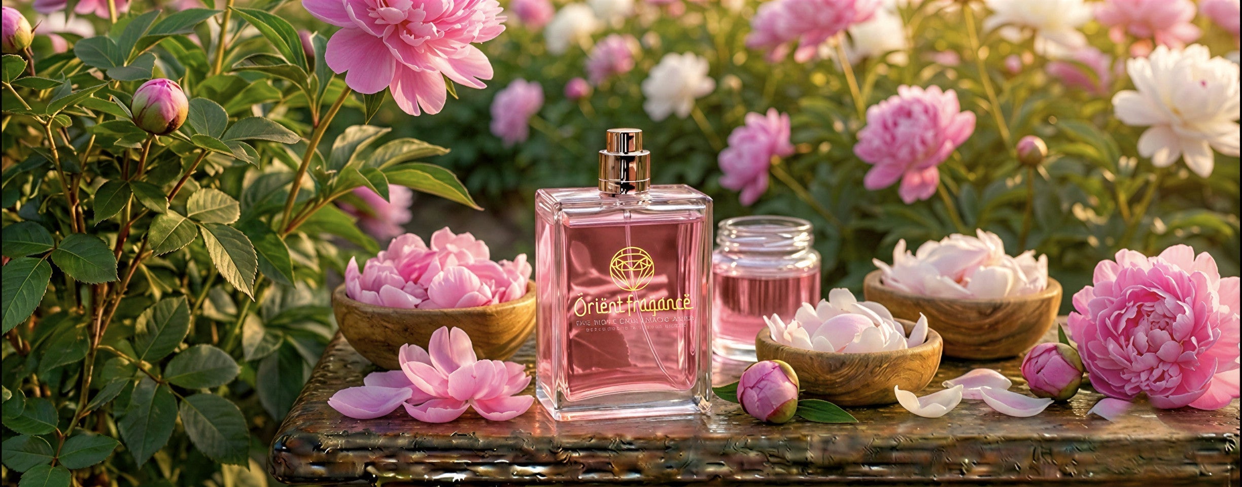 Perfumes árabes con peonía