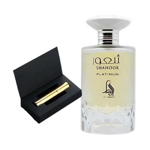 Muestra De Perfumes Arabes Al Absar - Shahoor Platinum -10ml - 5ml - Eau De Parfum - Perfume Unisex Orient Fragance