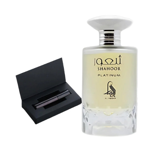 Muestra De Perfumes Arabes Al Absar - Shahoor Platinum -10ml - 5ml - Eau De Parfum - Perfume Unisex Orient Fragance