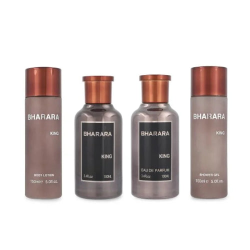 Bharara - King 4 Piece Set - 100ml - Eau De Parfum - Men's Perfume