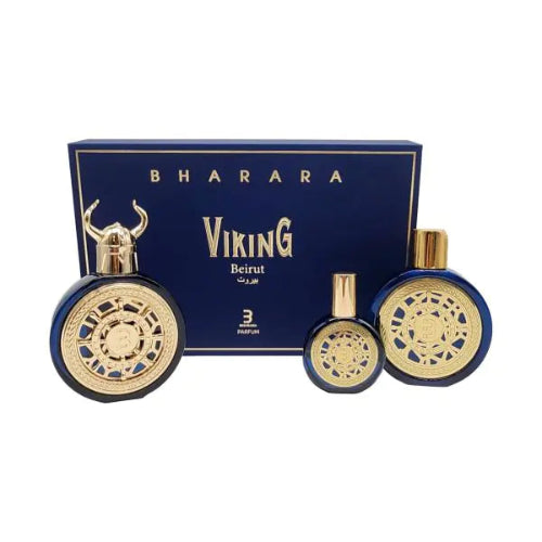 Bharara - Viking Beirut Gift Set 3 Pcs - 100ml - Eau De Parfum - Unisex Perfume