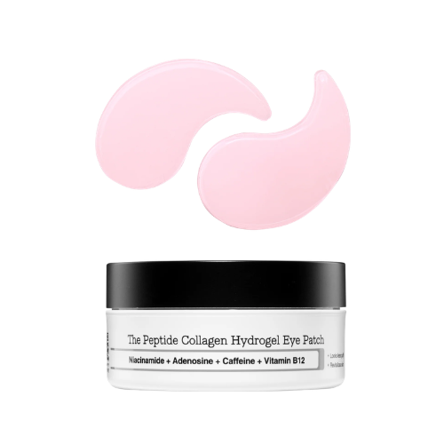 COSRX The Peptide Collagen Hydrogel Eye Patch envase y parches ojos coreanos antiedad