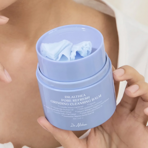 Dr. Althea Pore Refresh Grinding Cleansing Balm textura y envase bálsamo limpiador coreano