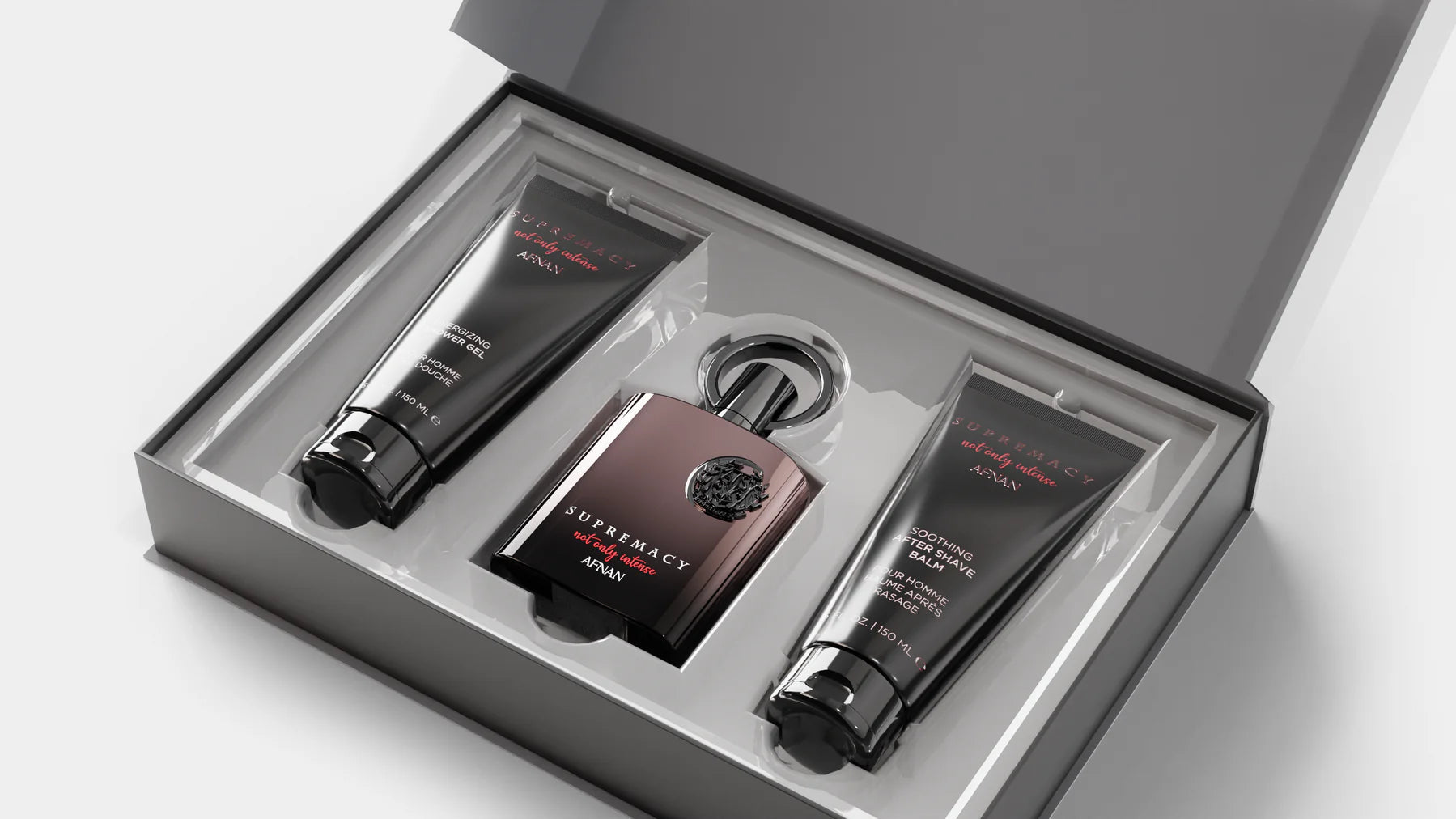 Afnan - Gift Set 3 piezas Supremacy not only intense - Eau de Parfum - Perfume Masculino Afnan