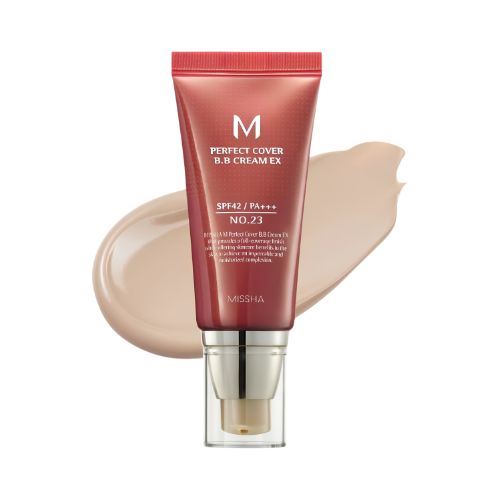 MISSHA M Perfect Cover BB Cream EX SPF42 PA+++ 50ml tono 23 Natural Beige para piel clara a media