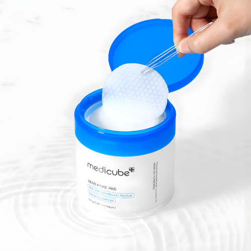 Medicube Zero Pore Pad 2.0 envase y discos tónicos exfoliantes para poros