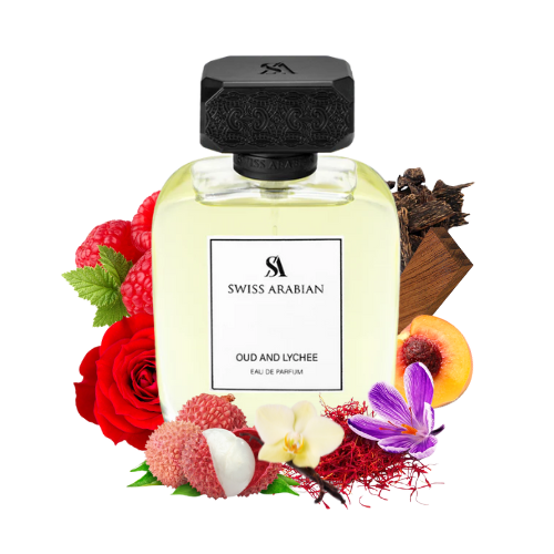 Oud And Lychee - 100ml - Eau De Parfum - Perfume Femenino - Distribuidores Oficiales de Swiss Arabian en España Swiss Arabian