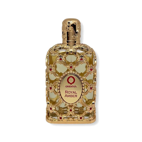 Perfume Royal Amber de Orientica Premium - Fragancia unisex oriental y vainilla con notas de bergamota, verde, ámbar y madera, lanzada en 2021