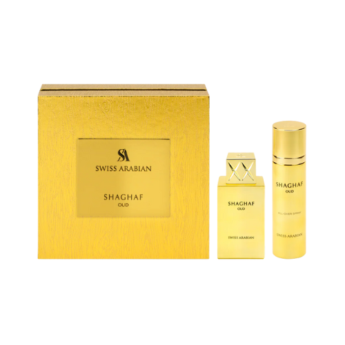 Swiss Arabian - Gift Set Shaghaf Oud 75ml + Body Spray 75ml - Eau De Parfum - Perfume Unisex