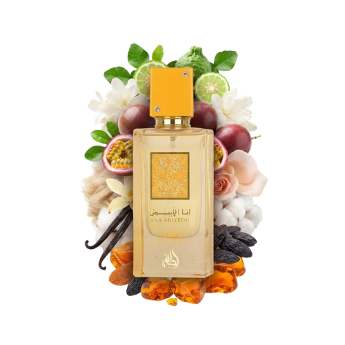 Botella del perfume Lattafa Ana Abiyedh Passion 60 ml