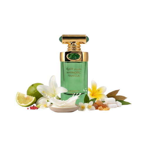 Hypnotic Vanilla de Arabiyat Prestige es un perfume unisex dulce y envolvente con vainilla intensa, elegante y profundamente adictiva.