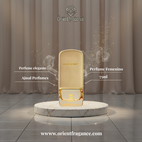 Ajmal Aristocrat Coral presentación premium perfume femenino 75 ml
