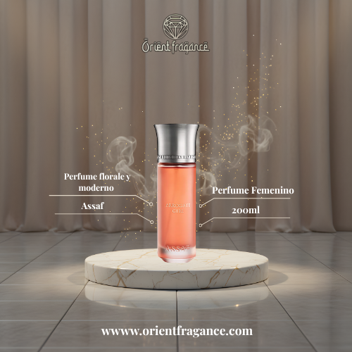 Presentación completa de Assaf Arrogate Girl Eau de Parfum unisex 200 ml