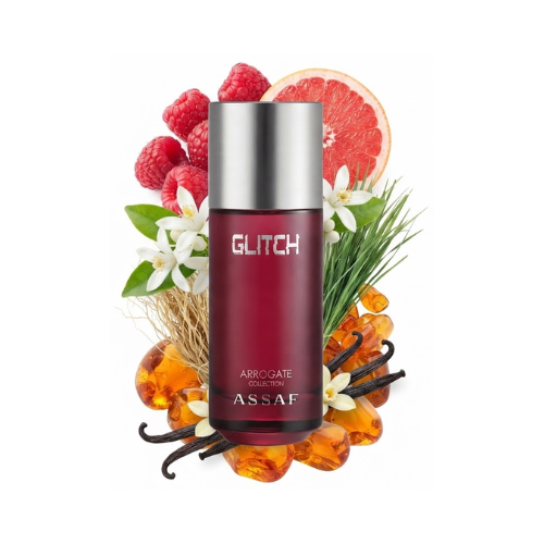 Botella del perfume Assaf Glitch 150 ml