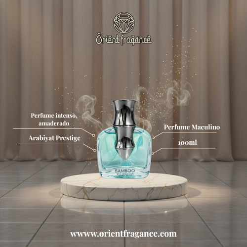 Bamboo Reflection Arabiyat Prestige presentación con caja azul elegante perfume unisex 100 ml