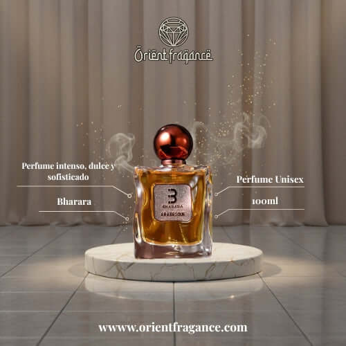 Perfume Bharara Arabesque Bharara perfume arabe EDP 100 ml gourmand premium con crema de café vainilla bourbon algodón de azúcar y tonka