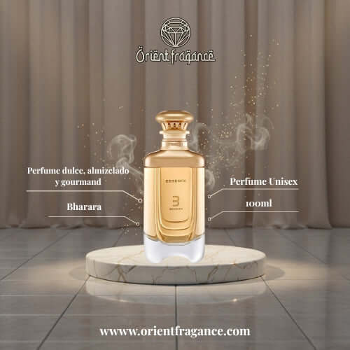 Eau de parfum unisex Bharara Essence Bharara perfume arabe con notas de leche caramelo miel haba tonka vainilla y almizcle blanco