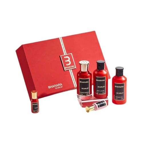 Bharara - Scarlet Set 5 Piezas - 100ml - Eau De Parfum - Perfume Femenino