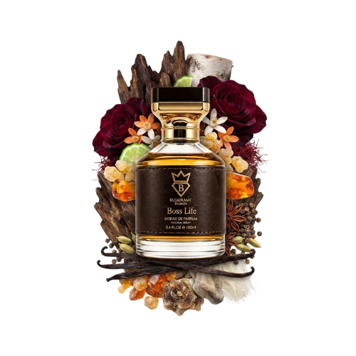 Botella del perfume Bujairami Boss Life 100 ml