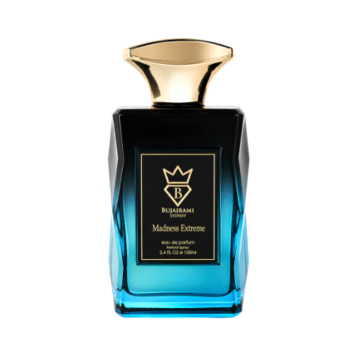 Bujairami Madness Extreme perfume unisex 100 ml con oud, azafrán, incienso, rosa y benjuí