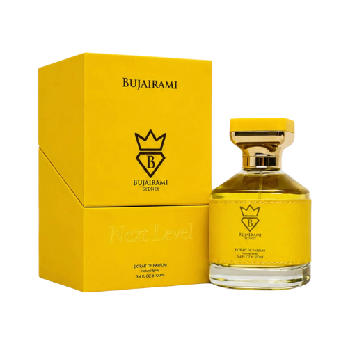 Bujairami Next Level Extrait de Parfum 100 ml con su caja