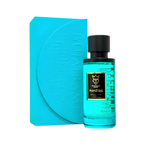 Bujairami Non Stop Extrait de Parfum 100 ml con su caja