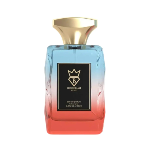 Bujairami Unforgettable perfume unisex 100 ml con naranja, limón verde, menta, rosa de mayo y ámbar gris
