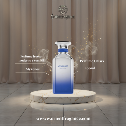 Mykonos California Blue presentación premium extrait de parfum unisex 100 ml