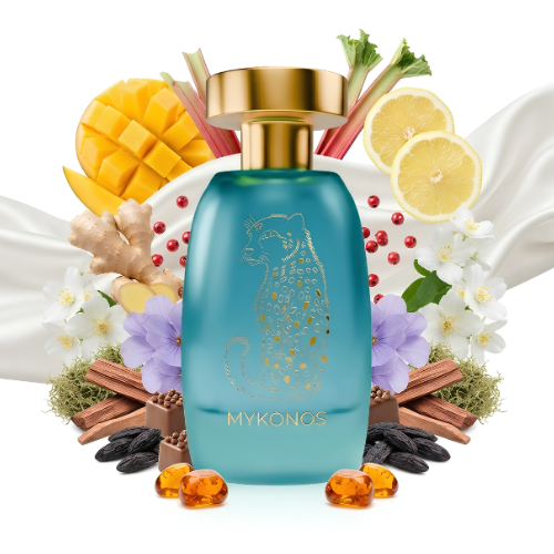 Detalle del frasco Dreamscape acabado premium extrait de parfum unisex