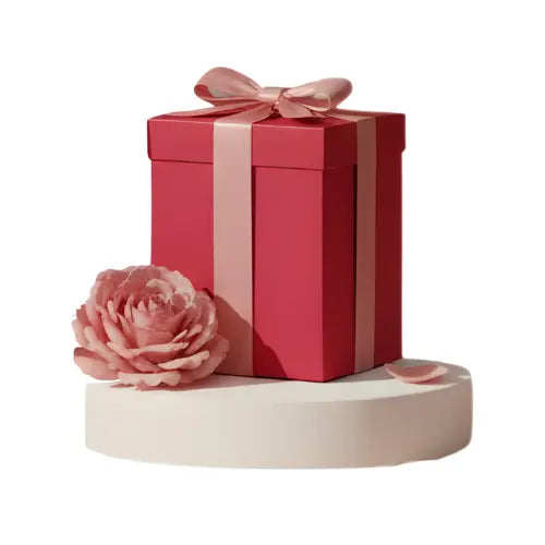 Opciones de envoltorio de regalo de lujo para perfumes árabes. Diferentes cajas exclusivas con lazos y decoración floral en Orient Fragance.