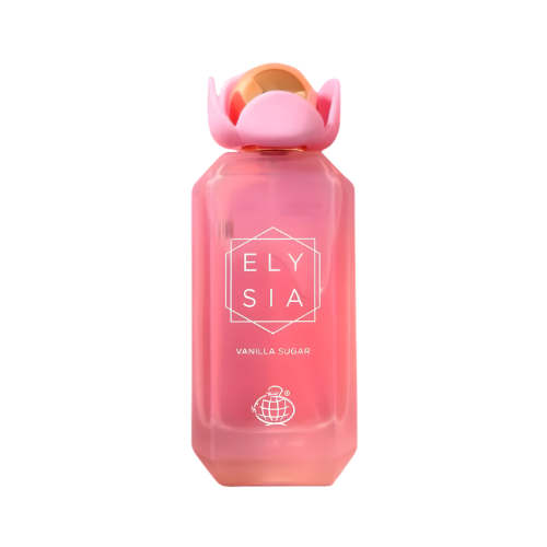 Fragrance World Elysia Sugar Vanilla perfume femenino 100 ml frasco elegante diseño dulce y cremoso