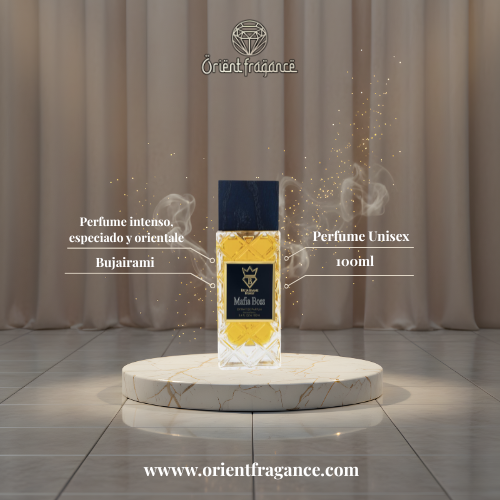 Frasco del perfume Mafia Boss de Bujairami