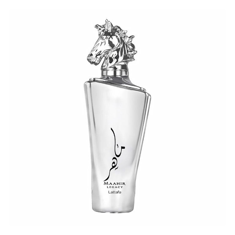 Maahir Legacy Lattafa 100ml - Perfume Árabe Unisex de Menta, Lima y Pimienta Negra Lattafa