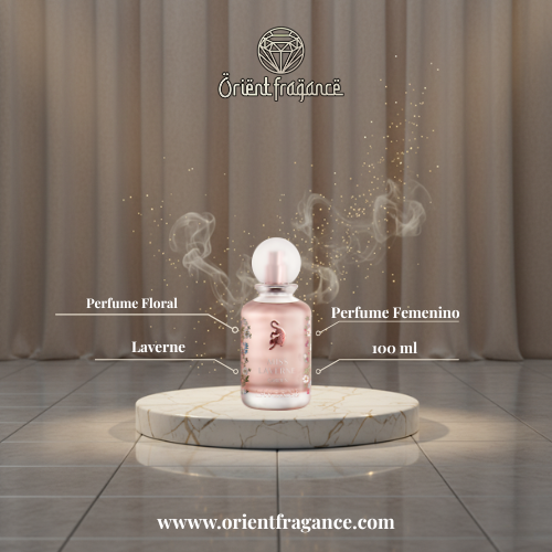 Miss Laverne Garden de Laverne, perfume romΓ‘ntico con notas florales suaves y esencia de jardΓn primaveral.