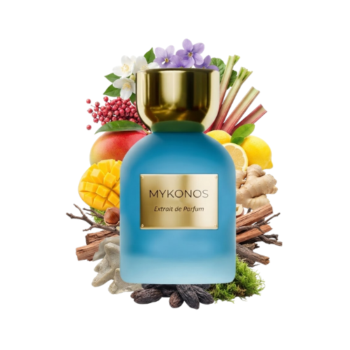 Botella del perfume Mykonos Dreamscape 50 ml