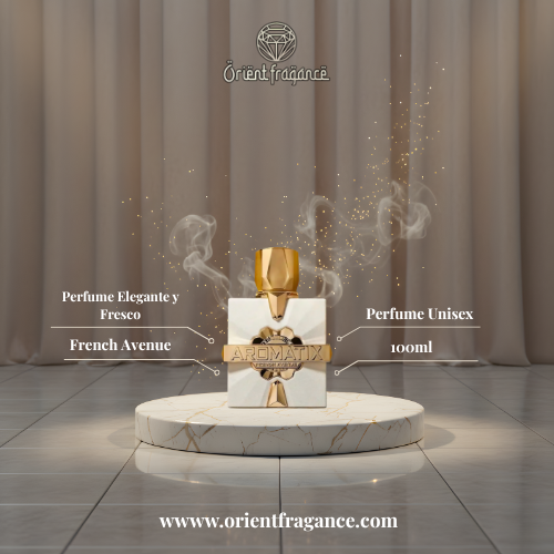 Platine Blanc presentación elegante extrait de parfum unisex lujo moderno