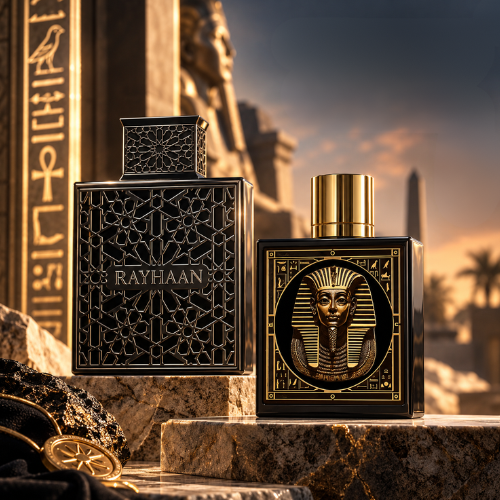 Perfumes Rayhaan Obsidian y Pharaoh