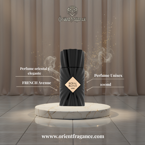 French Avenue Royal Blend Nero presentación premium extrait de parfum unisex exclusivo
