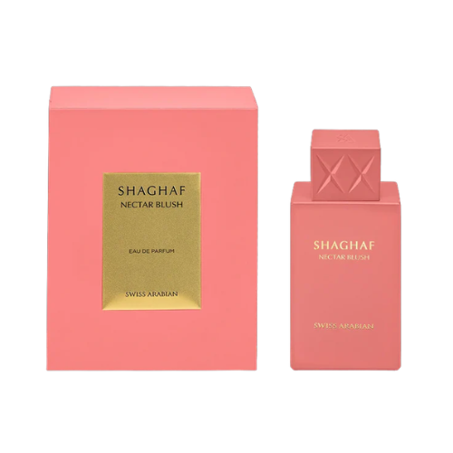 Perfume Shaghaf Nectar Blush 75 ml fragancia unisex dulce cálida y duradera
