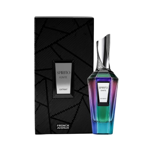 Detalle del frasco Spirito Ignite de French Avenue Extrait de Parfum 100 ml