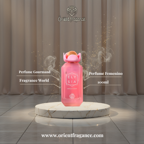 Elysia Sugar Vanilla presentación elegante perfume femenino gourmand moderno y sofisticado