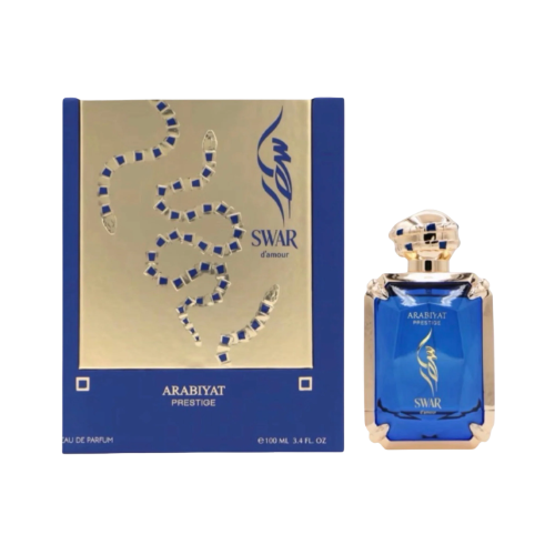 Swar d'Amour perfume unisex fresco elegante con ámbar mineral y pachulí